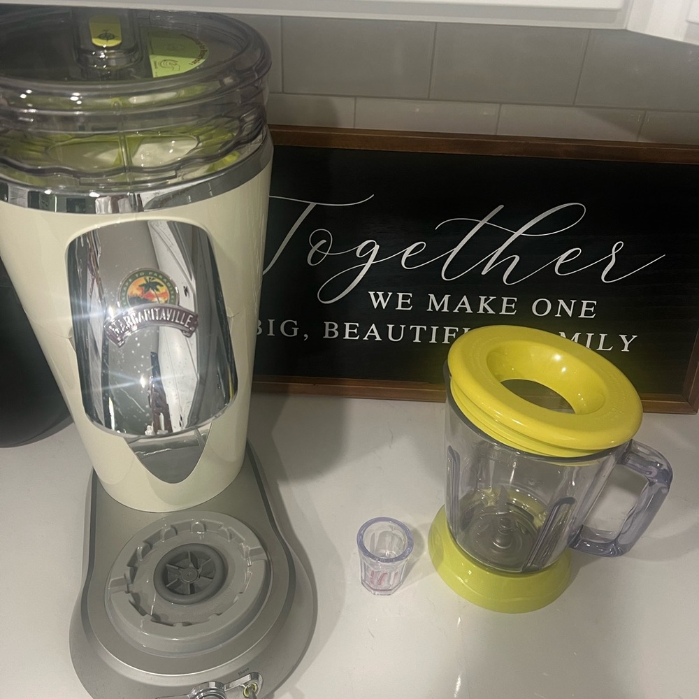 Margaritaville Key West Frozen Concoction Maker - Beige. With Shot Glass Measure